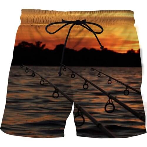 New 3D Fish Quick-drying Summer Mens Beach Shorts Mens Swimming Shorts Swimming Shorts Beachwear Beach Shorts S-6XL