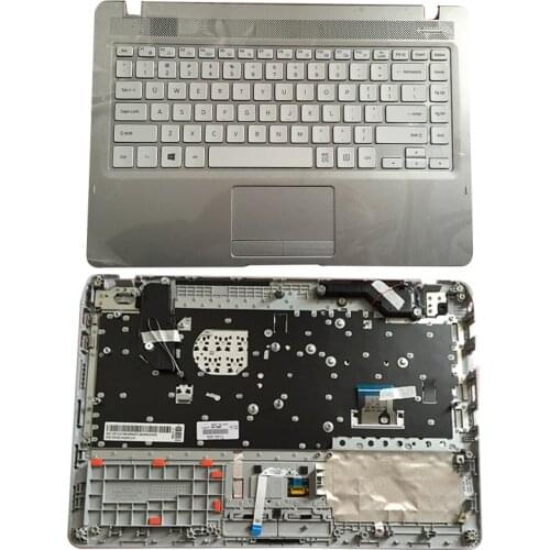 NEW Laptop For Samsung NP500R4K 500R4K Laptop Palmrest Upper Case US Keyboard Touchpad