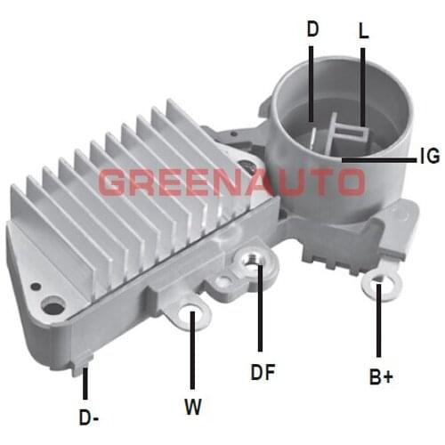 14V New Alternator Voltage Regulator 126000-0430 For HONDA SUZUKI TOYOTA For Alternator OEM 100211-1430 31100PE00030 8941373452