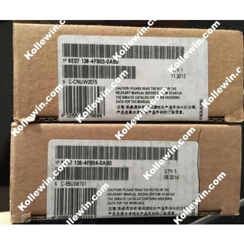 Original SIMATIC 6ES7138-4FB04-0AB0 Electronic Module, ET-200 6ES7 138-4FB04-0AB0, 4 F-DO PROFISAFE, DC 24V/2A 6ES71384FB040AB0
