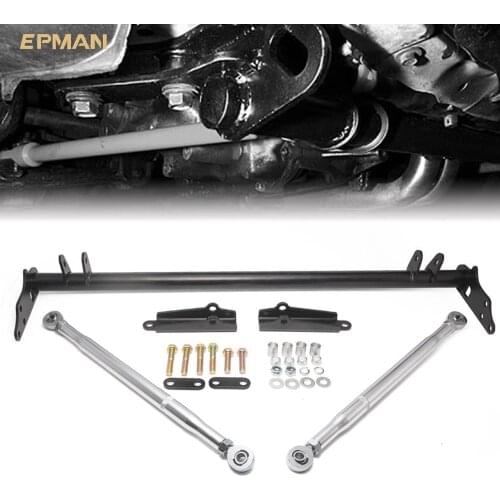 EPMAN Front Suspension Traction Control Arm Lower Tie Bar Traction Control Bar For Honda Civic CRX EF K Series 88-91 EPLCA8891T