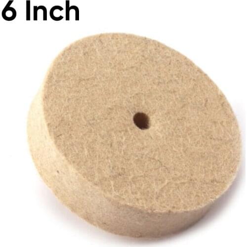 150mm Wool Polishing Buffing Grinding Wheel Polisher Disc Pad For Car Polisher Auto Accessories Polishing Polisher Pads Hot