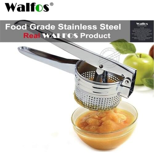 WALFOS Stainless Steel Potato Ricer Masher Fruit Vegetable Press Juicer Crusher Squeezer Household Kitchen Cooking Tools