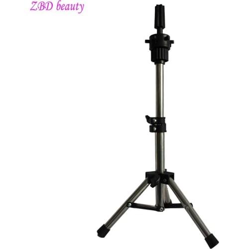 Adjustable Wigs Tripod Mannequin Head Tripod Holder For Wigs Hairdressing Salon Hair Wigs Stand Tools Barbie Head Tripod