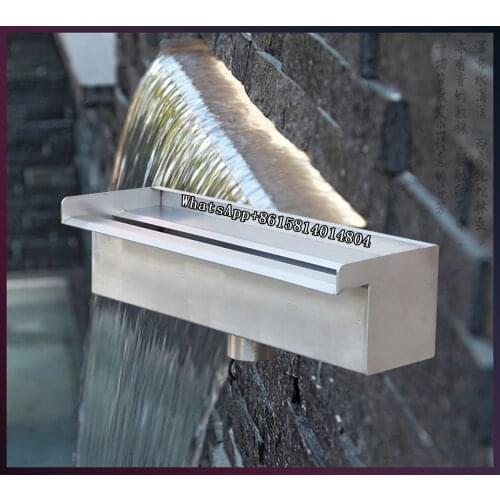 Garden garden waterfall view,with LED water curtain wall,stainless steel waterfall water view fountain,water drop nozzle