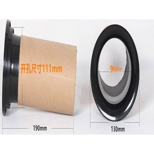 10pcs/lot Hole 111*190mm speaker guide tube HiFi audio accessories Subwoofer exhaust hole Empty box sound tube connector
