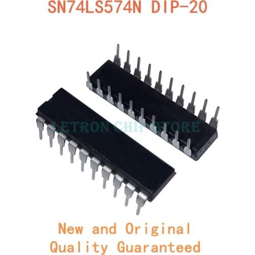 10pcs SN74LS574N DIP20 HD74LS574P DIP DIP-20 74LS574N SN74LS574 74LS574 original and new IC Chipset
