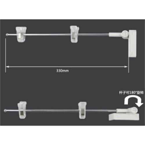 20 pcs magnetic poster holder Metal Shelf Sign Holder Flag Hanging Supermarket Store POP Price Tag Display Clamp Banner Clip