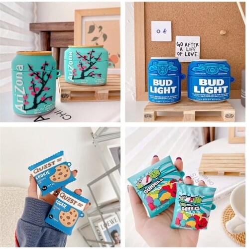 For Airpods Pro/2/1 Case Hot Kinder Chocolate 3D Cute Fun Cartoon Fashion Character Design for Airpods 1 2 3 Cases Drink Case