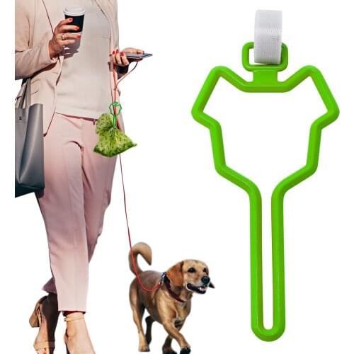 Dog Poop Bag Dispenser Holder Hands Free Clip for Dog Waste Carrier Pet Supplies Clean Tools Poop Bag Holder