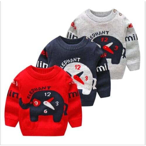 Childrens pure cotton sweater