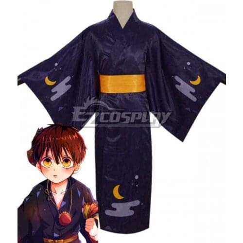 Jibaku Shounen Hanako-kun Hanako Yugi Amane Yukata Kimono Suit Party Outfit Gift Halloween Adult Kimono Cosplay Costume E001