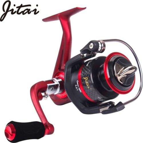 JITAI Fishing Spinning Wheels 5.2:1 Inlaid Carbon Cloth Spool 9+1 Ball Bearings Coil Wheels Carp Fishing Reels Carretilha
