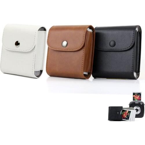 FUJIFILM Instax SQUARE Film Bag Vintage PU Leather SQ10 Camera Accessory Case Photo Paper Pouch