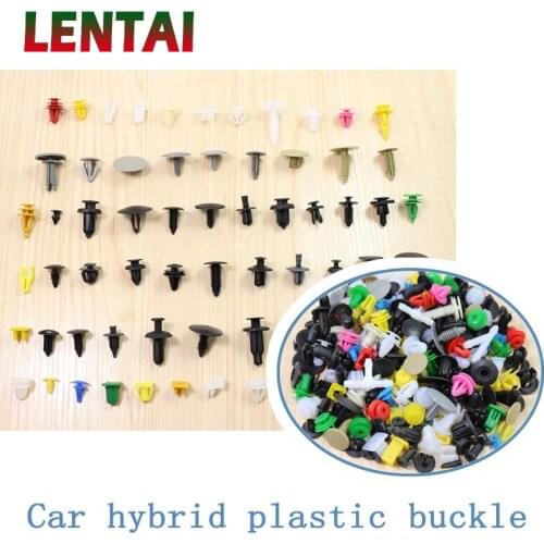 LENTAI 200pcs/set Mixed Car Fastener Auto Door Bumper Fender Rivet Clips For Toyota c-hr Kia sportage Peugeot 3008 Honda civic