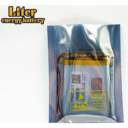 3.7V 1600mAh 604050 Lithium Polymer Li-Po Rechargeable Battery Li cells For Toy MP3 MP4 MP5 GPS Power Bank Speaker Tablet DIY