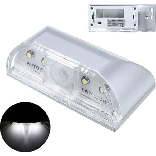 PIR Motion Sensor Battery Night Lamp Automatic Illumination Motion Sensor Smart Wireless Door Keyhole LED Light