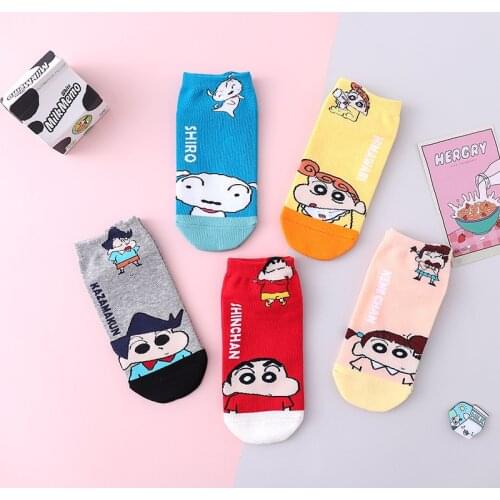 Spring And Autumn New Socks Female Korean Cartoo Cute Small New Straight Three Dimensional Shallow Mouth Comfortable Boat Socks