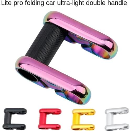 The new double stem litepro LP fully hollowed out ultra-light 412SP8 modified folding bike aluminum alloy stem