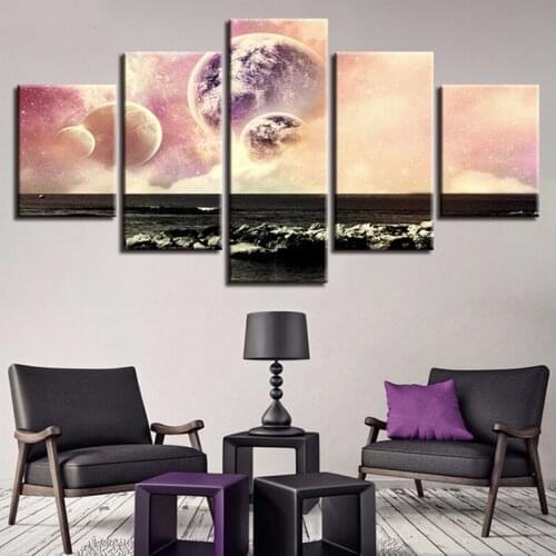 Full Square Round 5D Diy Diamond Painting Abstract Universe Planets Diamond Embroidery 5pcs Cross Stitch Mosaic rhinestoneZP2140