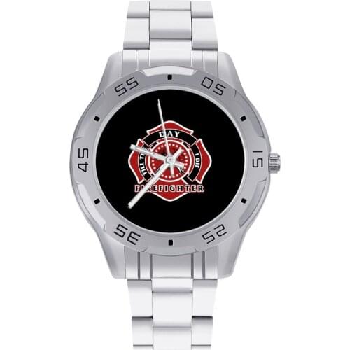 Firefighter Quartz Watch Stainless Design Wrist Watch Boy Business Funny High Quality Wristwatch