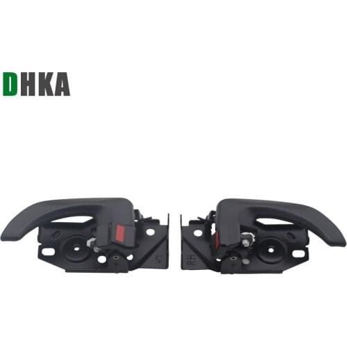 DHKA BLACK INSIDE INTERIOR DOOR HANDLE For HYUNDAI H1, Starex, I800 07-C OEM: FR:82620-4H000 FL:82610-4H000