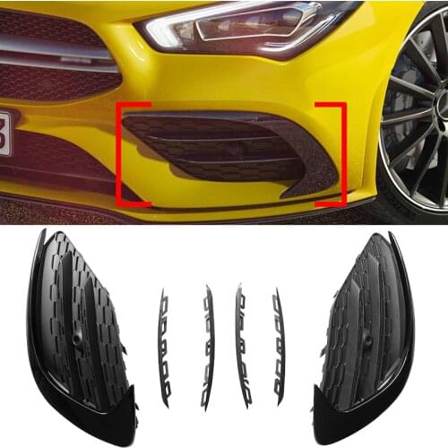 For Mercedes X118 C118 CLA180 CLA200 CLA220 CLA250 CLA35 AMG 2020+ Front Bumper Lip Diffuser Splitter Spoiler Scratch Protector