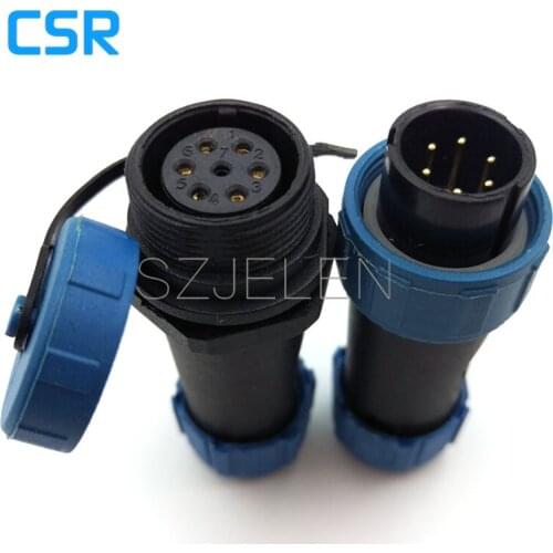 SY1710, 6 pin Waterproof Connector, ire to wire Waterproof connector 6 pin plug sockets,LED 6 pin power connector, IP68