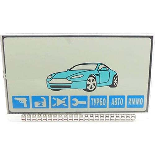 A61 Lcd display for Russia version Starline A61 / B6 Dialog LCD Two Way Car Alarm System twage starline A61 lcd