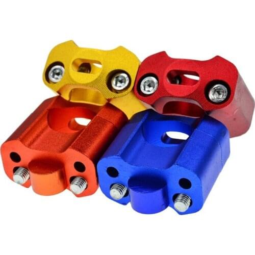 1 Pair 7/8" 1-1/8 22-28MM Universal Aluminium Motorcycle Bar Clamps Handlebar risers Adapter For Dirt Bike ATV Scooter Moped