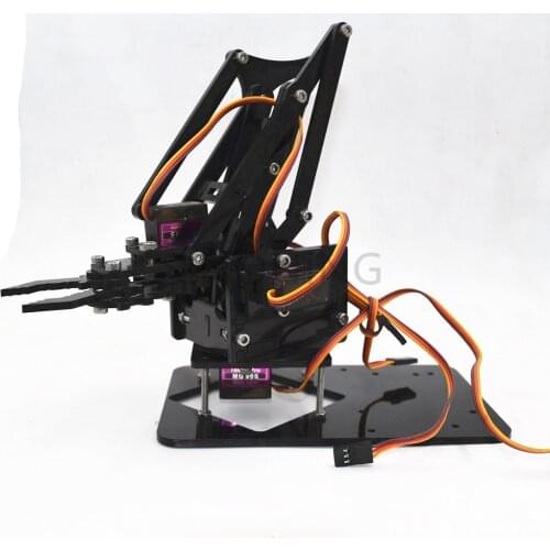 Acrylic Mechanics Handle Robot 4 DOF arm arduino Created Learning Kit