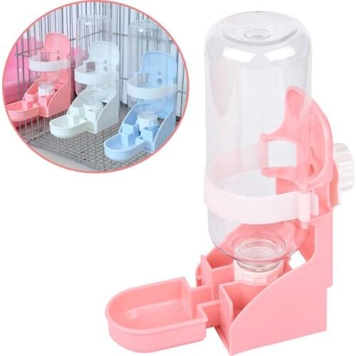 Rabbit Dual-use Water Bottle Dog Automatic Hanging Feeder Puppy Cage Drinker Cat Durable Drinking Bowl Feeding Dispenser