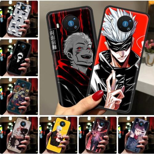 Soft Phone Case for Nokia 2.2 2.3 3.2 4.2 6.2 7.2 1.3 5.3 8.3 5G 2.4 3.4 C3 Silicone Luxury Coque Capa Anime Jujutsu Kaisen