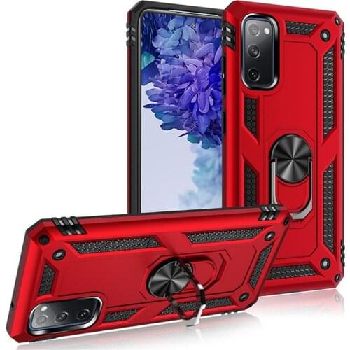 For Samsung Galaxy S20 FE Case Magnet Car Ring Stand Holder Cover For samsung Galaxy s20 FE Fan Edition 5G s20FE SM-G780F Coque