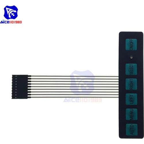 Diymore 1x6 Matrix Array 6 Key Membrane Switch Keypad Keyboard