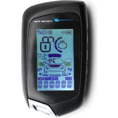 Key for Scher-Khan Magicar 905 keychain LCD two way car alarm system new remote control /fm transmitter Engine Starter