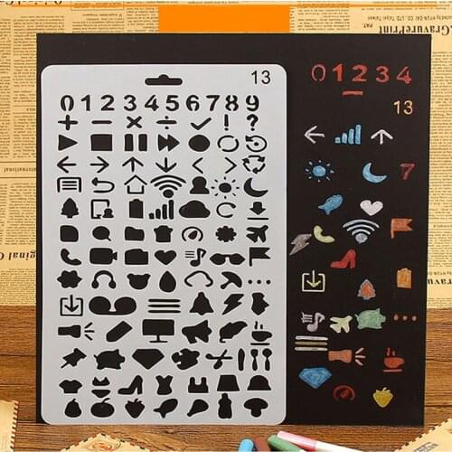 Creative lace ruler diy Patterns Hollow album making handmade material painting hollow stencil hand accessories decorative tools