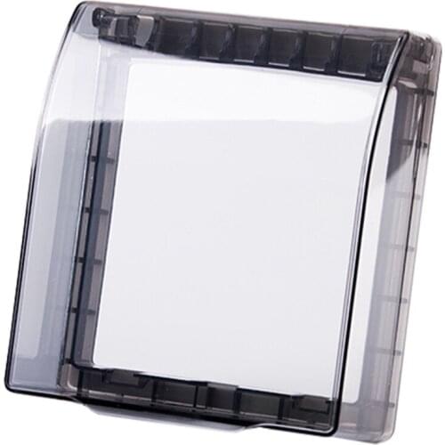 Type 86 Kitchen Wall Socket Splashproof Boxes, Dustproof Electric Socket Protective Case, Toilet Socket Plug Waterproof Box