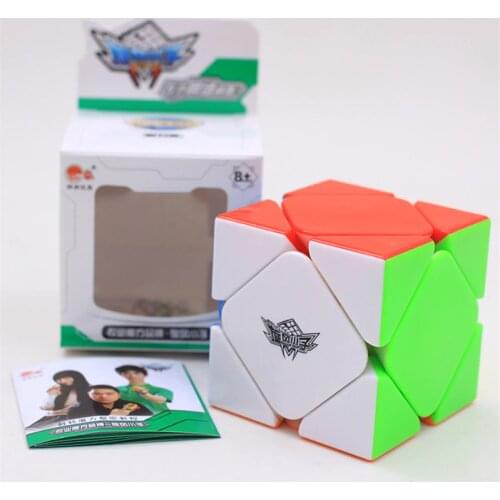Cyclone Boys Magnetic Skewb Cube Stickerless Skewb Magic Cube Puzzle cubo magico Competition Puzzle Cubes Toys