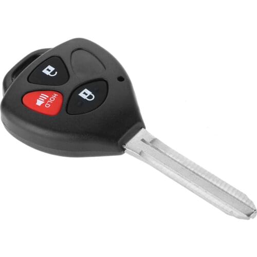 Mgoodoo 3 Buttons Car Remote Key Shell Case For Toyota RAV4 Yaris Venza Matrix Scion tc xA xb xd Uncut Blade Auto Replacement Fo