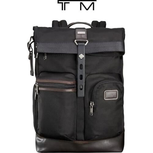 Ballistic nylon mens backpack business casual computer backpack large capacity travel bag 222388