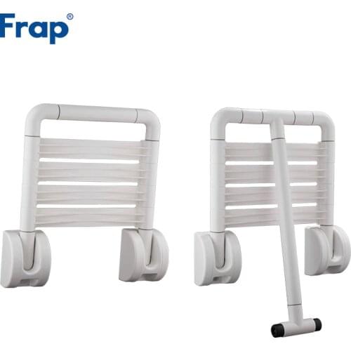 Frap New Shower Chairs For Elderly Shower Seat Wall Mounted Folding Stool Toilet Shower Chair Saving Bathroom F8131/F8132