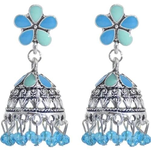 New Style Earrings Women Long Tassels with Bells Pendant Bohemian Folk Style Retro Fashion Earrings