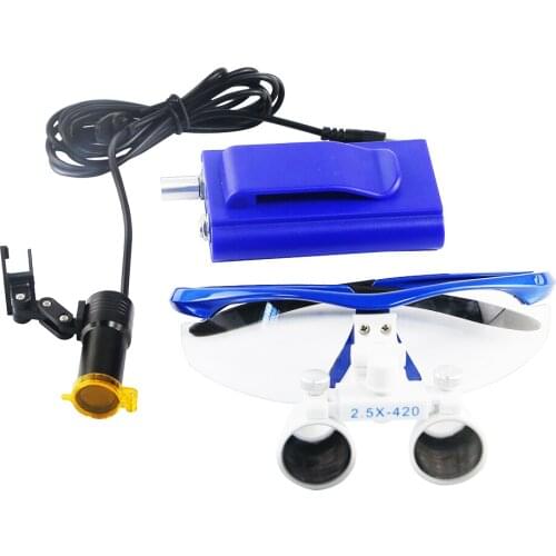 Dental Surgical Loupe 2.5X with Medical LED headlight