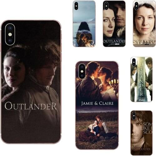 TPU Capa Outlander Tv Jamie Claire For iPhone 11 Pro 4 4S 5 5S SE 5C 6 6S 7 8 X 10 XR XS Plus Max