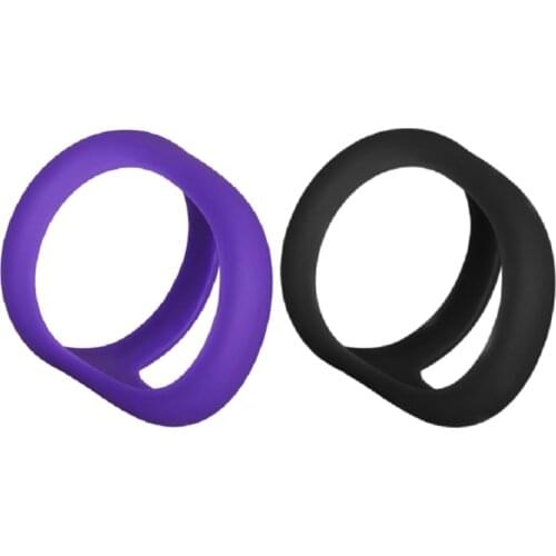 Three Ring Silicone Lock Ring Male Penile Stretcher Training Props Man Delayed Ejaculation Condom BDSM Adult Game Sex Toy