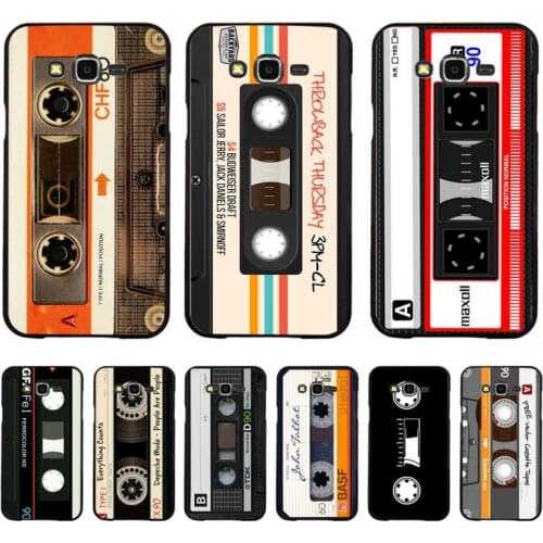 Mixtape vintage Magnetic tape Cassette audio tape Phone Case for Samsung A50 A70 A40 A6 A8 Plus A7 A20 A30 S7 S8 S9 S10 S20 Plus