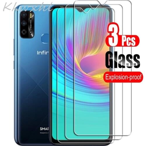 3PCS Tempered Glass For Infinix Hot 10 Lite 9 Play 10S NFC 10T Note 8 7 8i Lite Zero 8 8i Hot10Lite Pro Protective Screen Film