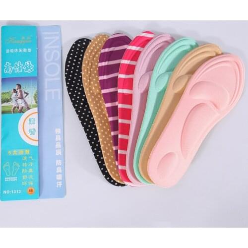 1 Pair 4D Sport Sponge Soft Insole High Heel Shoe Pad Pain Relief Arch Support Cushion Pad Sponge Anti Pain Shoe Insoles Cushion