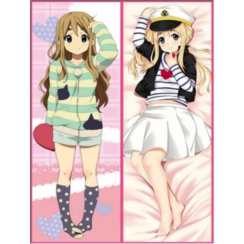 2018-July Japan Anime K-ON! characters Tainaka Ritsu & Okuda Nao otaku Dakimakura body pillow cover case hugging body pillowcase